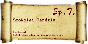 Szokolai Terézia névjegykártya